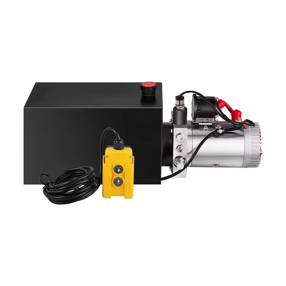 12V DC Hydraulic Power Pack/Unit Double Acting ສໍາລັບ Dump Trailer Car Lifting