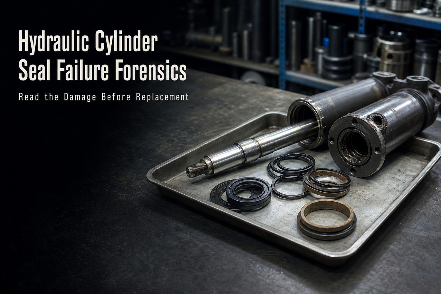 ການປະທັບຕາກະບອກໄຮໂດລິກ Forensics ຄວາມລົ້ມເຫຼວ: ອ່ານຄວາມເສຍຫາຍກ່ອນທີ່ຈະສັ່ງການທົດແທນ.