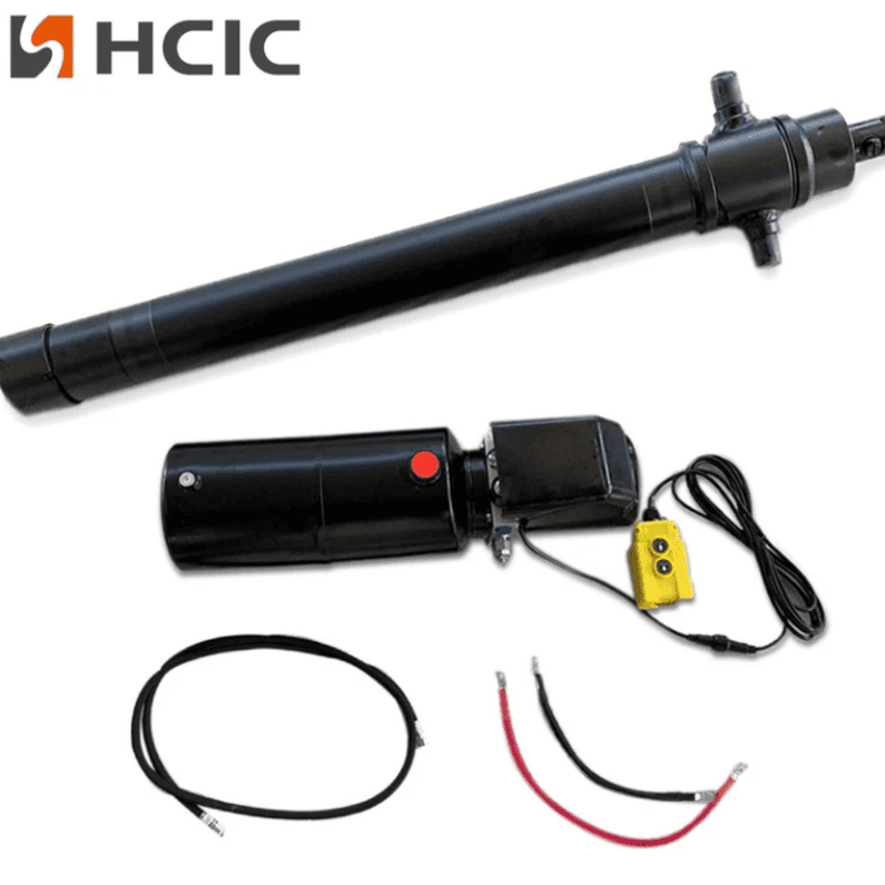 4TG-E90-1000 Trailer ກະບອກໄຮໂດລິກ + Custom Power Unit Combo