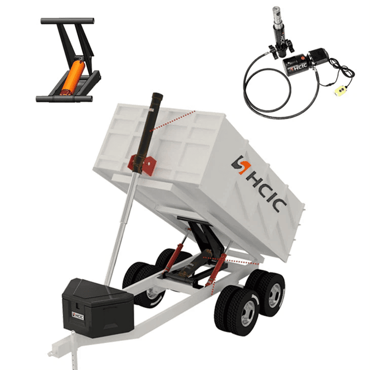 ຖັງນ້ໍາມັນໄຮໂດລິກທີ່ມີຄວາມກົດດັນສູງ HSG ຂະຫນາດໃຫຍ່ສໍາລັບຖັງຂີ້ເຫຍື້ອ