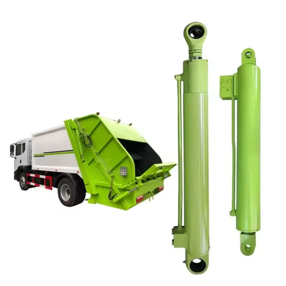ກະບອກ Slide Loader ດ້ານຫລັງສໍາລັບລົດບັນທຸກຂີ້ເຫຍື້ອ