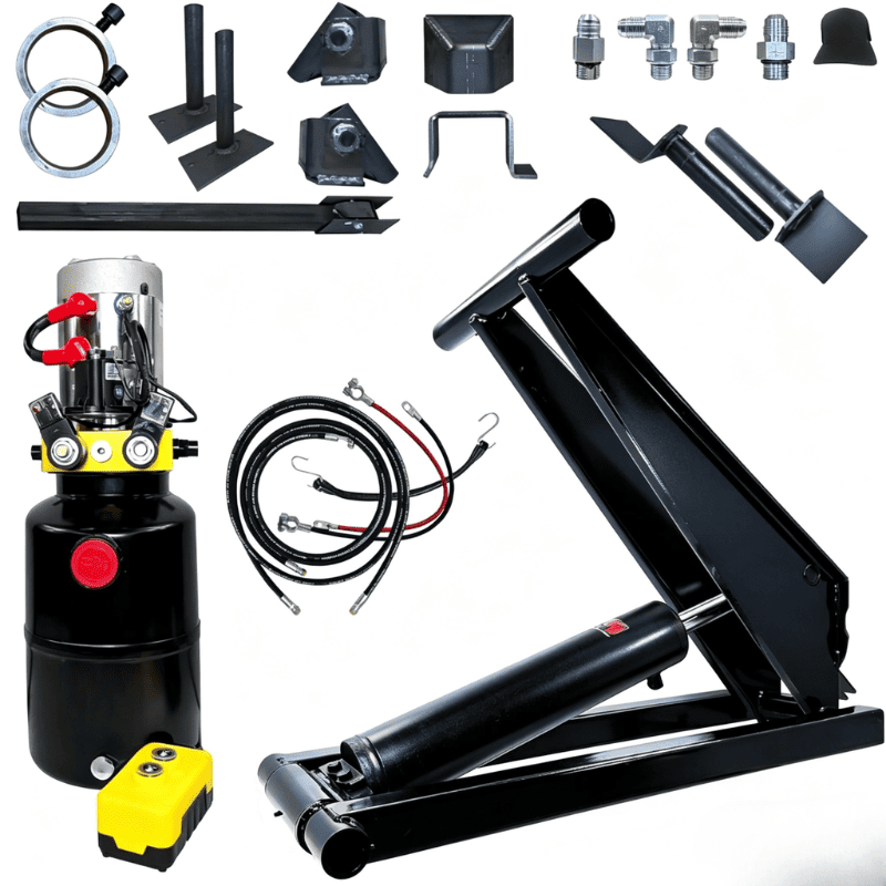 Scissor Hoist ສໍາລັບ Dump Trailer Lifting Systems