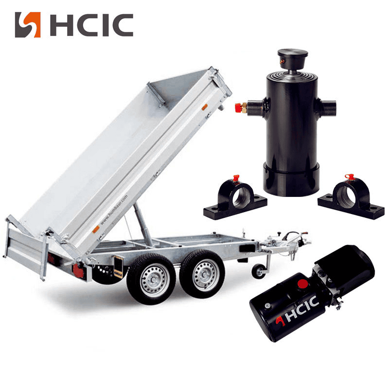 Underbody Telescopic Hydraulic cylinder ສໍາລັບລົດພ່ວງ Dump Underbody Telescopic Hydraulic cylinder ສໍາລັບລົດພ່ວງ Dump